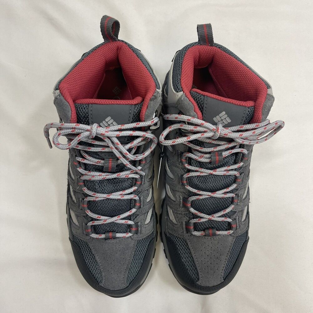 Columbia Crestwood Hiking Boots Women's 8 Mid Waterproof Preppy BL5371-053 NWOB - Picture 8 of 10